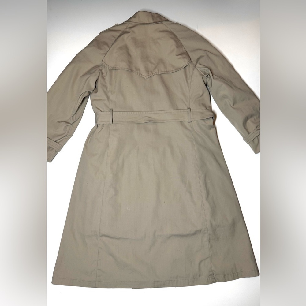 London Fog Women’s Long Belted Double Breasted Heavy Trench Coat Size-16 Reg - Picture 14 of 15
